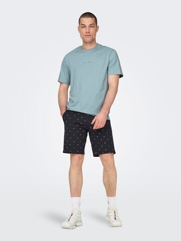 Only & Sons Футболка 'LEVI' в Синий