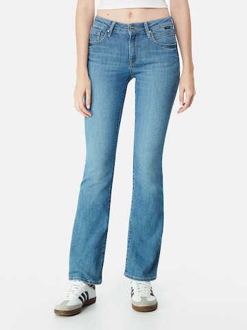 Mavi Bootcut Jeans in Blauw: voorkant