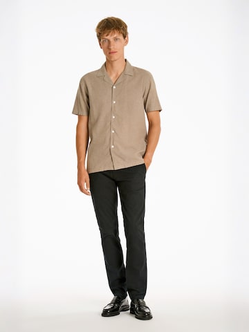 Lindbergh Regular fit Overhemd in Beige