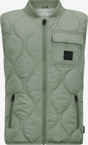 Gilet 'Boyd' Retour Jeans en vert : devant