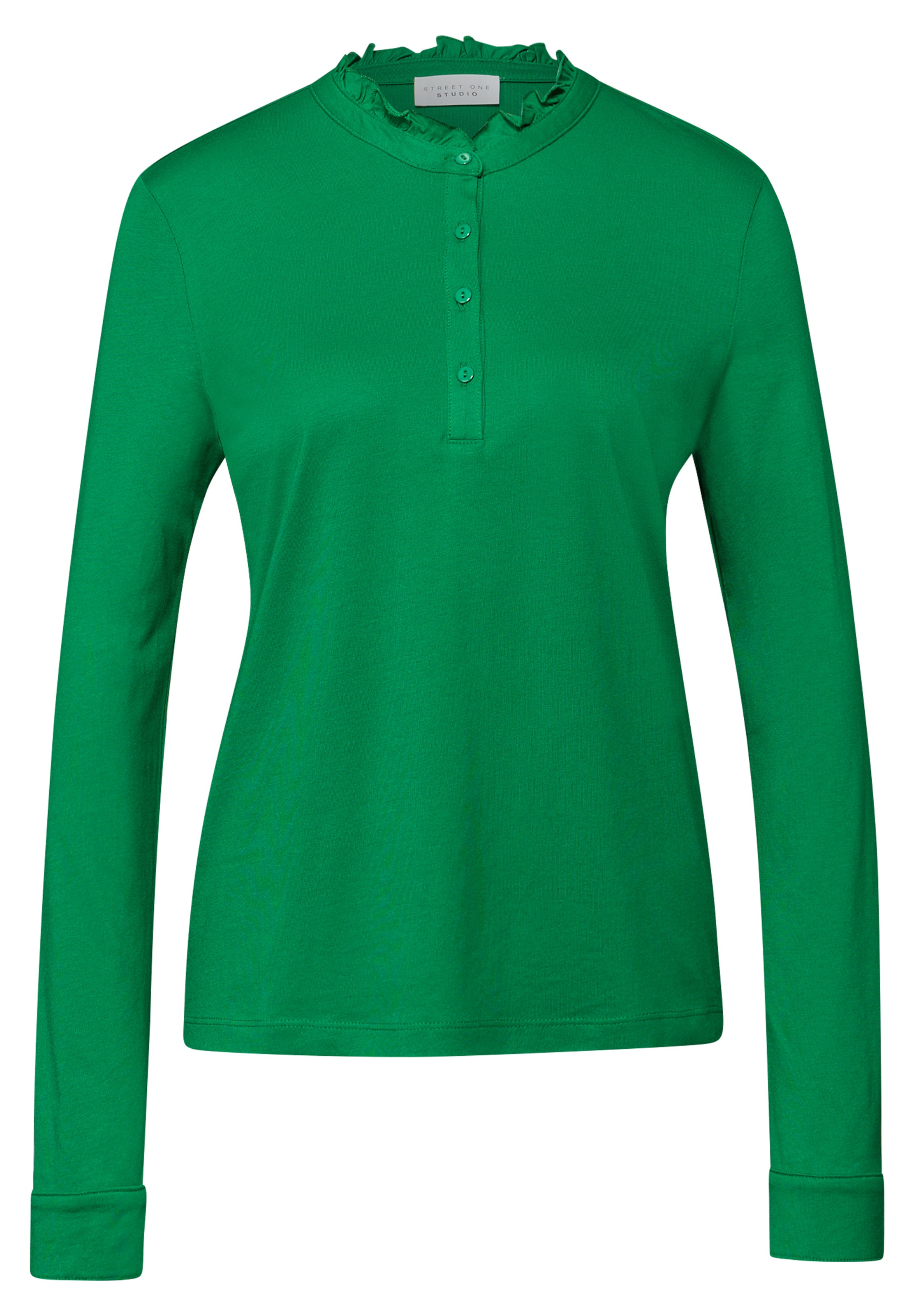Street One Studio Shirt in Green: front