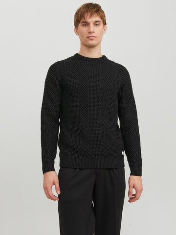 JACK & JONES Pullover 'JJStanford' in Schwarz: Vorderseite