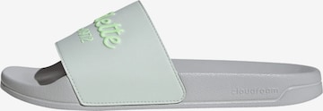 Claquettes / Tongs 'Adilette' ADIDAS SPORTSWEAR en vert : devant