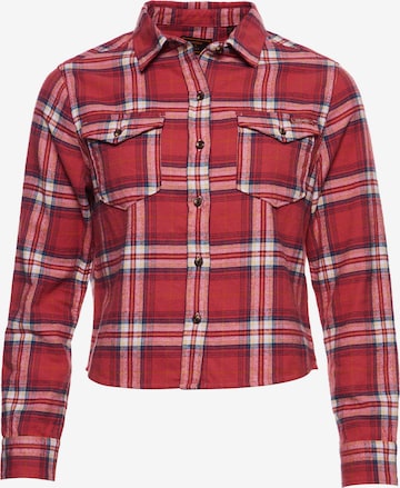 Superdry Blouse in Red: front