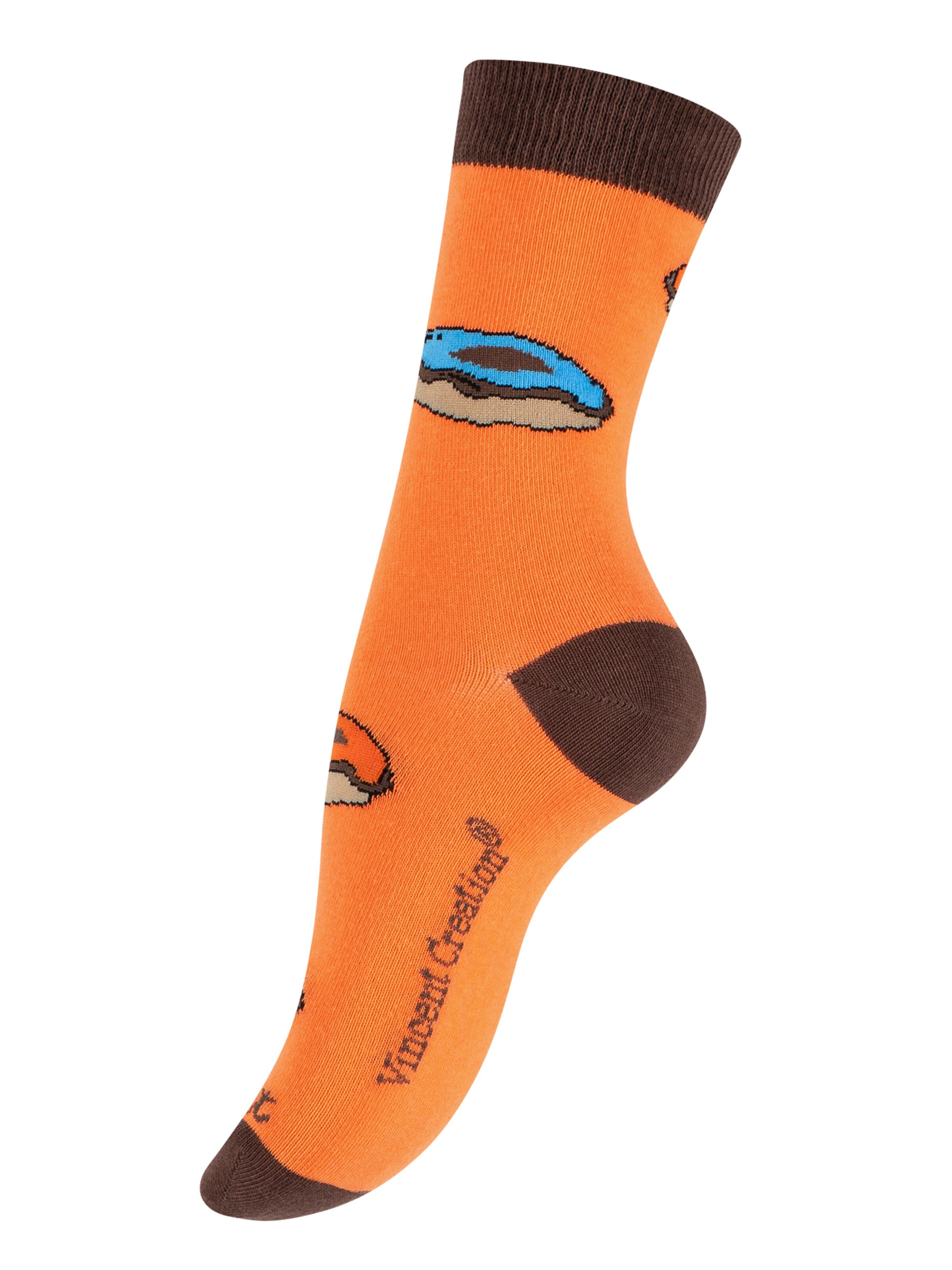 Vincent Creation - Meias 'Donuts' em castanho