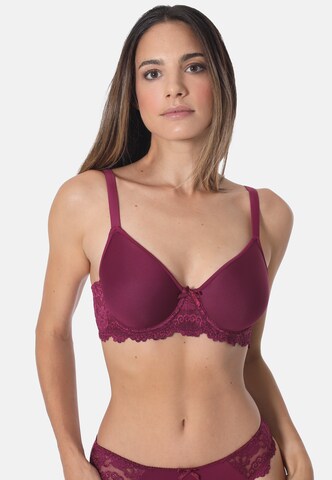 Invisible Soutien-gorge 'CLASSIC LACE' sassa en rouge