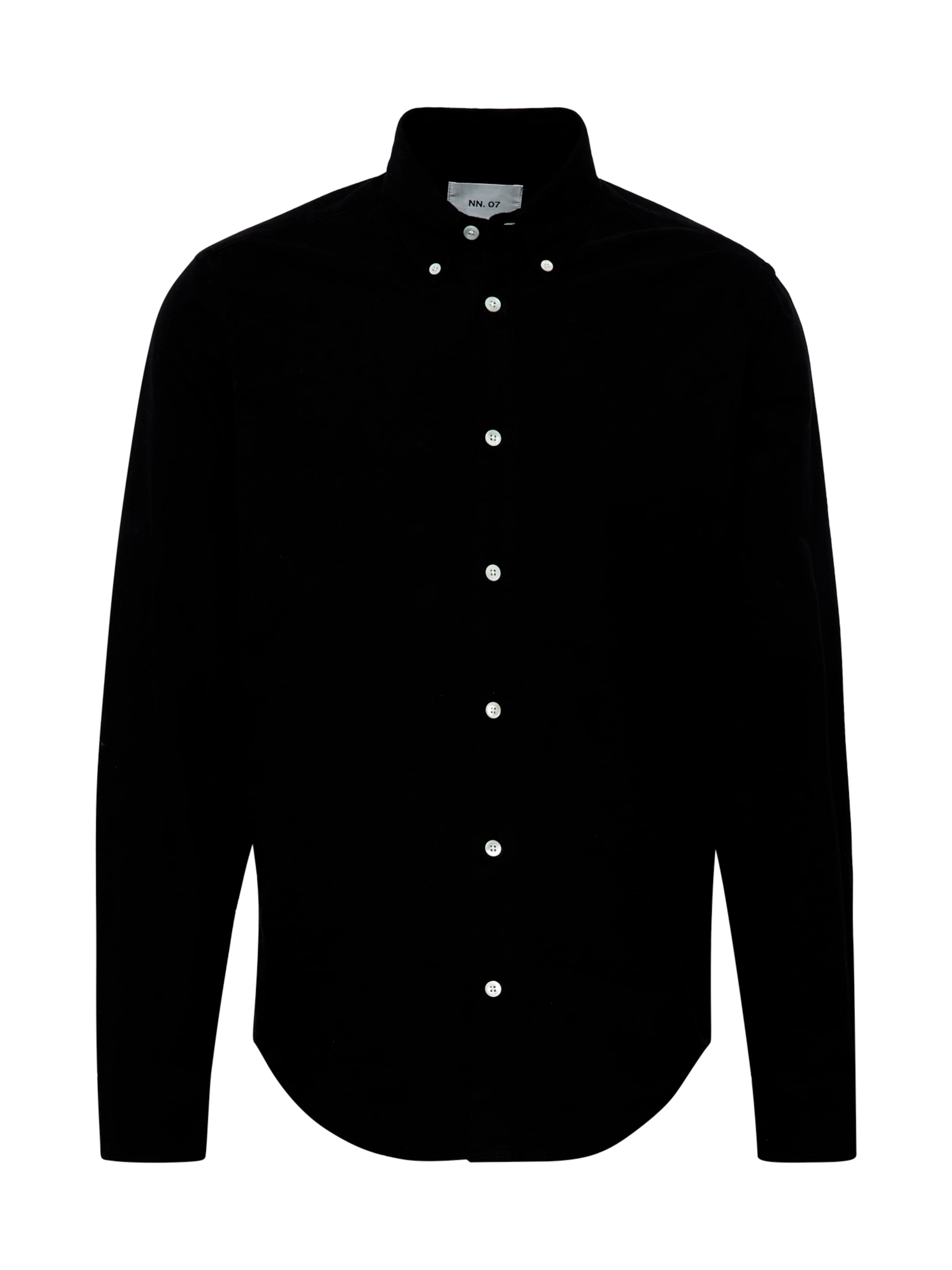 NN07 Regular fit Button Up Shirt 'Arne' in Black: front