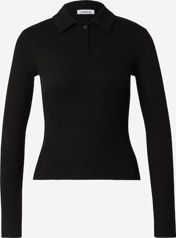 T-shirt 'Olana' EDITED en noir : devant
