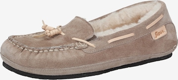 SIOUX Classic Flats 'Farmiga' in Grey: front