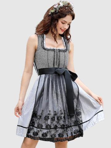 Yesfashion Dirndl‌‌‌‌‌‌‌ in Grau