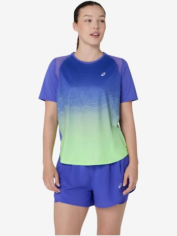T-shirt 'ASICS Road Fade SS' ASICS en bleu : devant