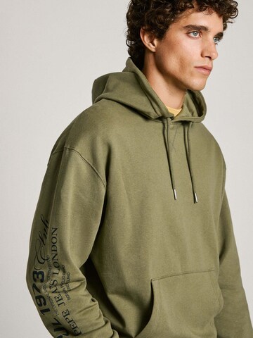 Pepe Jeans Sweatshirt 'Malcom' in Groen
