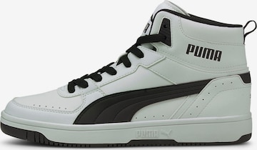 PUMA High-Top Sneakers in White: front