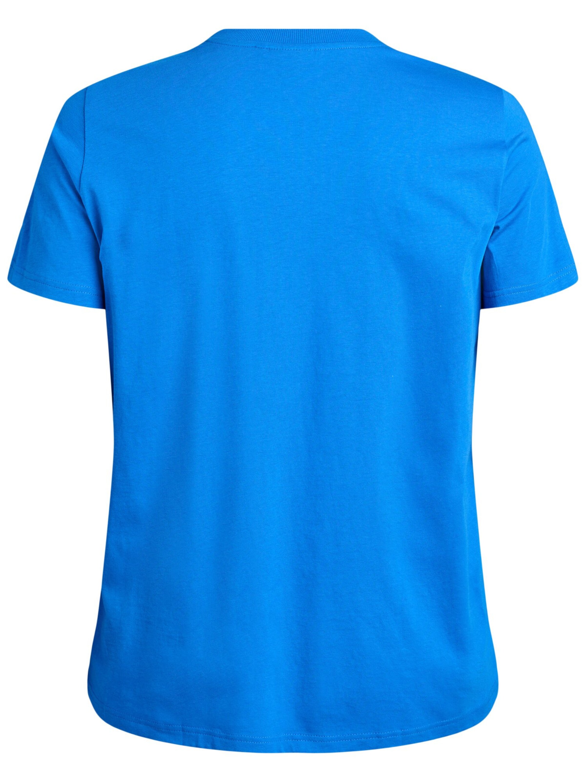 Zizzi Shirt 'Charlin' in Blauw