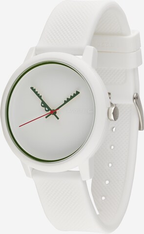 LACOSTE - Reloj analógico en blanco: frente