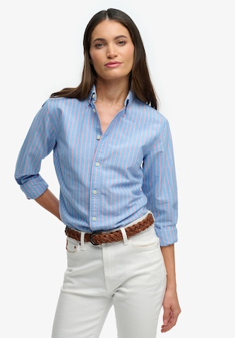 Chemisier Superdry & Co en bleu : devant