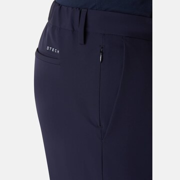 Boggi Milano - Slimfit Pantalón plisado en azul