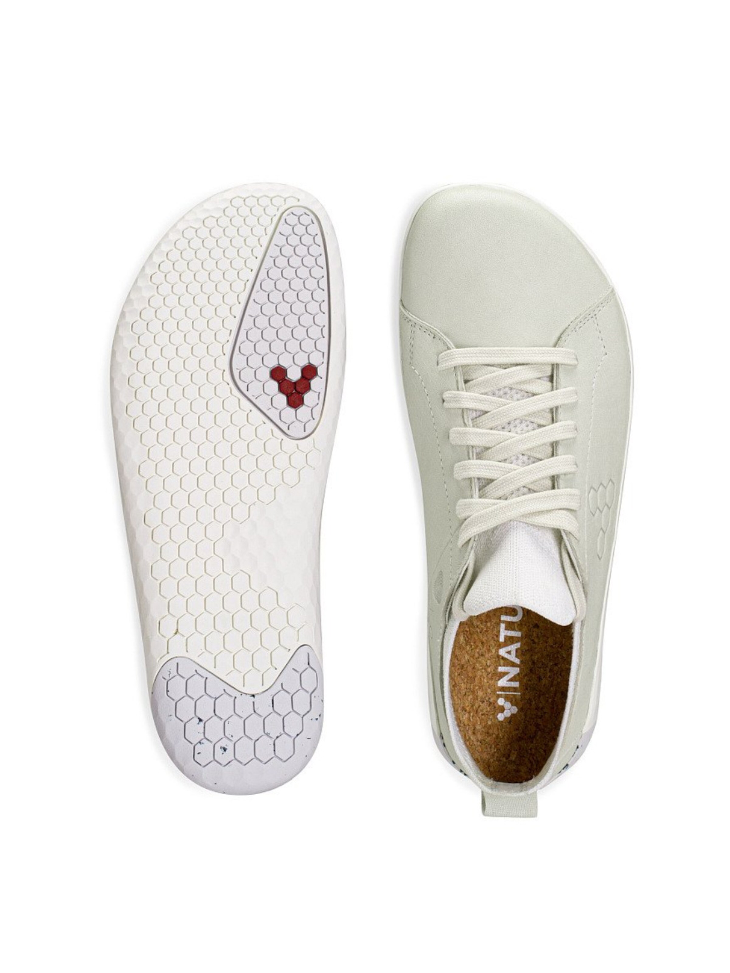 Vivo Barefoot Sneakers laag 'GEO COURT KNIT' in Wit