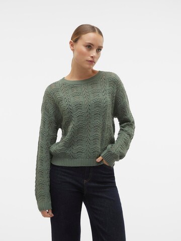 VERO MODA Pullover 'Arlet' i grøn: forside