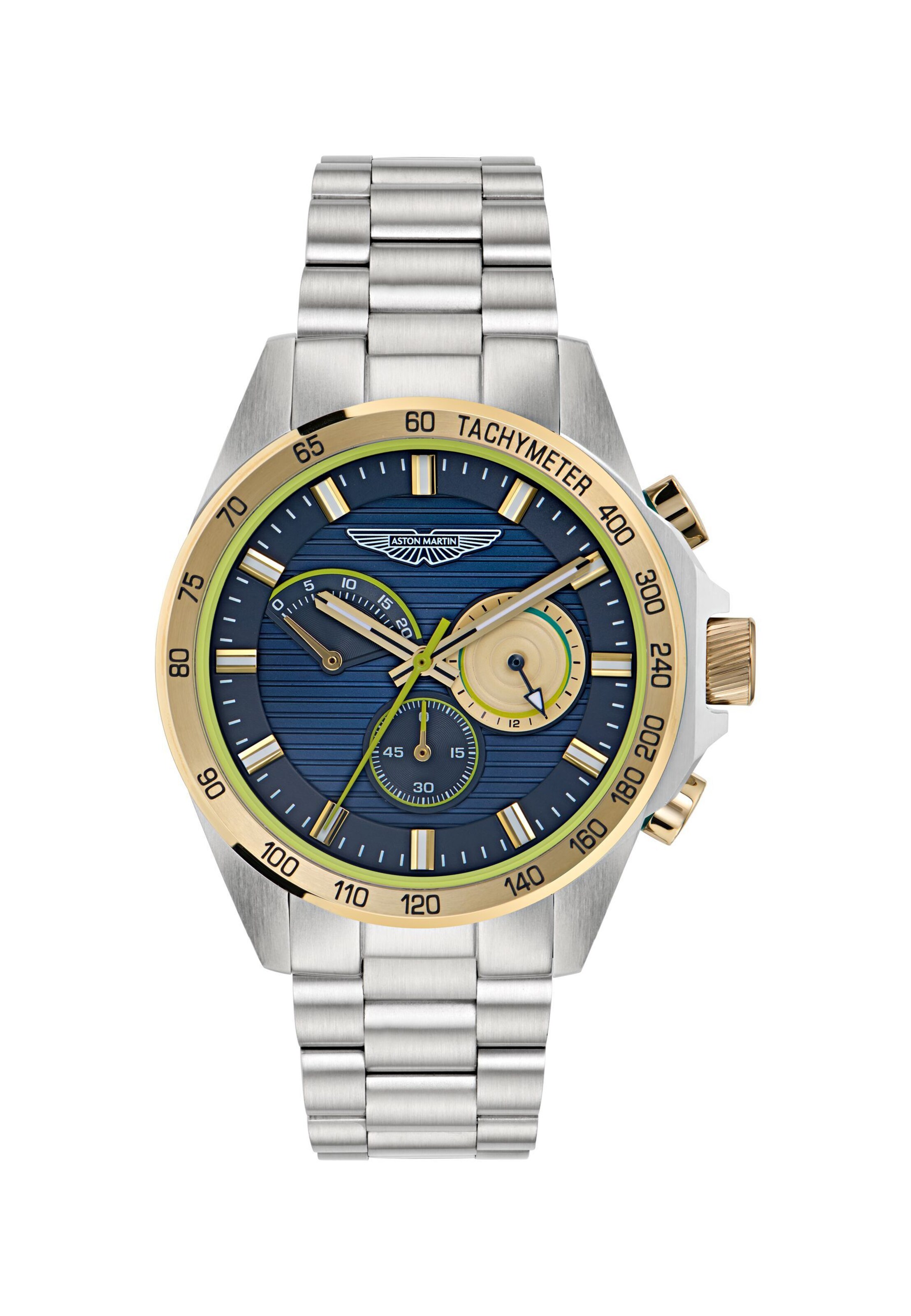 Aston Martin Uhr in Silber