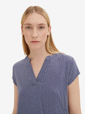 TOM TAILOR Blouse in Blue