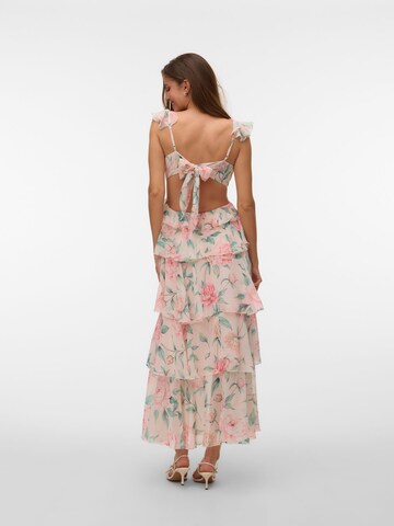 VERO MODA Jurk 'VMSafina' in Beige