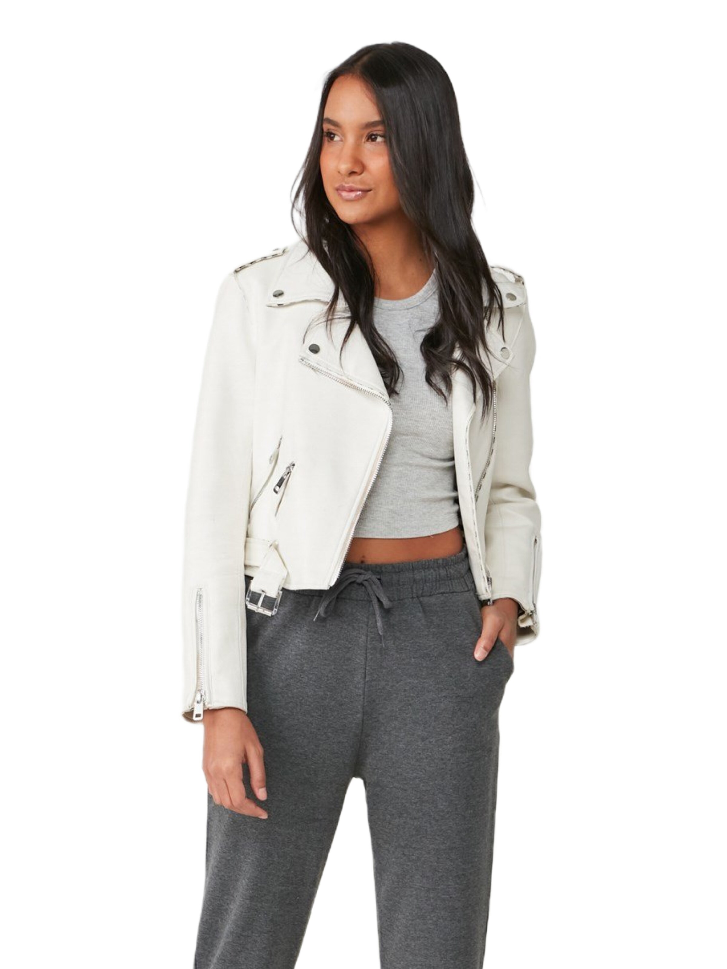 C&City Tapered Broek in Grijs