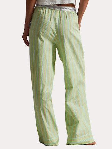 Pantalon de pyjama ' Shirting Stripes ' Polo Ralph Lauren en vert