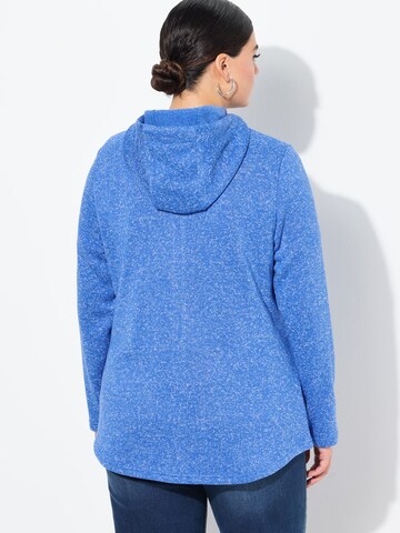 Ulla Popken Sweat jacket in Blue