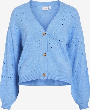Cardigan 'VIRIL' VILA en bleu : devant
