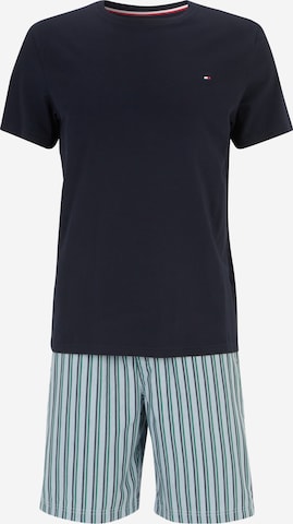 Tommy Hilfiger Underwear Short Pajamas in Blue: front