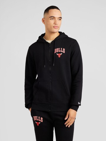 NEW ERA - Sudadera con cremallera 'ESSENTIALS CHIBUL' en negro
