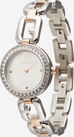 FURLA Analog Watch 'Arco Chain' in Silver: front