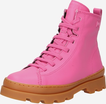 CAMPER - Bota 'Brutus' em rosa: frente