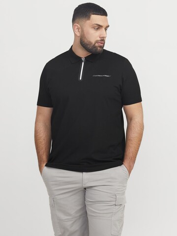 Jack & Jones Plus Shirt 'JCOFusion' in Black: front