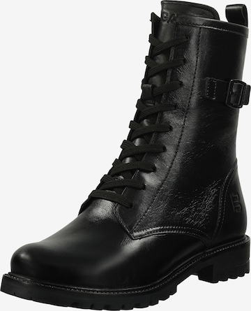 TT. BAGATT Lace-Up Ankle Boots in Black: front