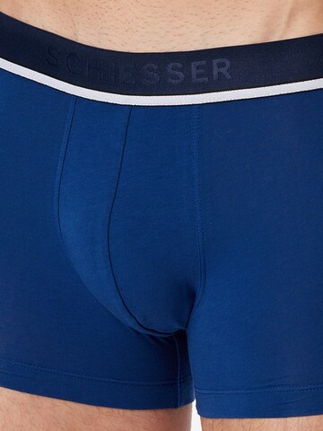 SCHIESSER Boxershorts '95/5 Organic Cotton' in Blauw