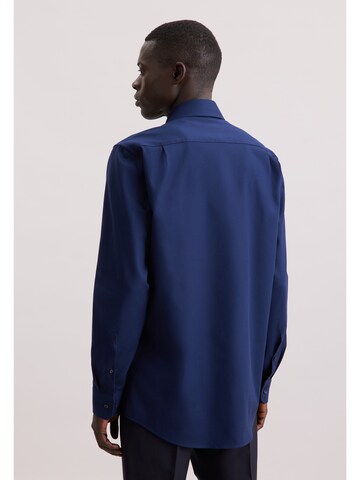 Coupe regular Chemise business SEIDENSTICKER en bleu