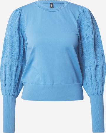 Pull-over 'MELITA' ONLY en bleu : devant