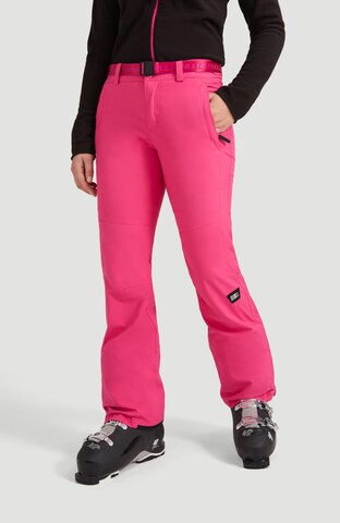 Coupe slim Pantalon de sport 'Star Slim' O'NEILL en rose : devant