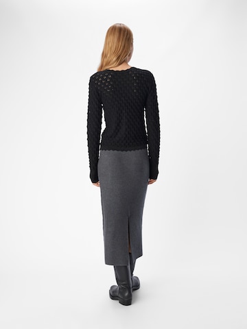 OBJECT Knit cardigan 'Solejma' in Black
