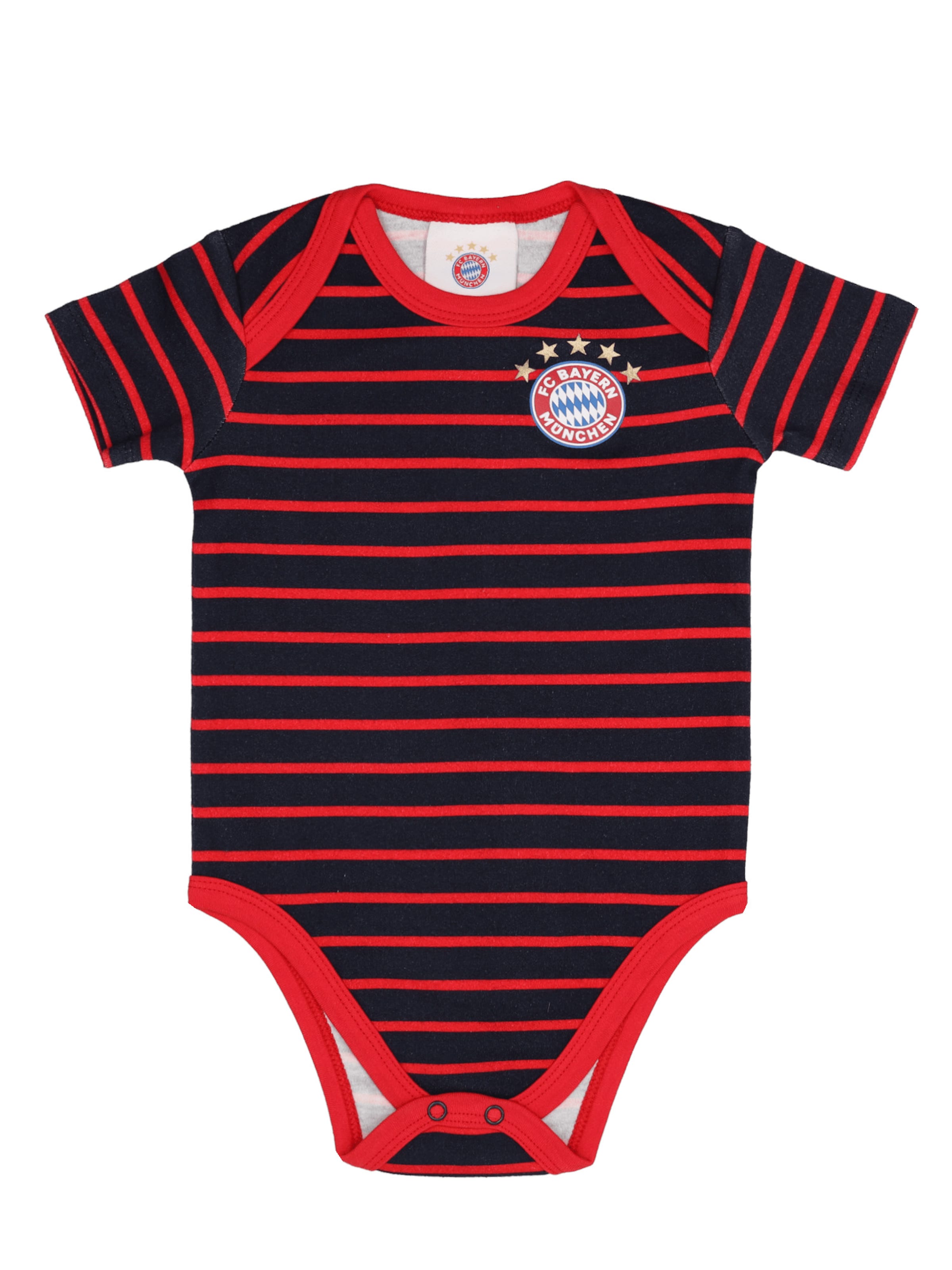 FC BAYERN MÜNCHEN Romper/Bodysuit 'Essential' in Red: front