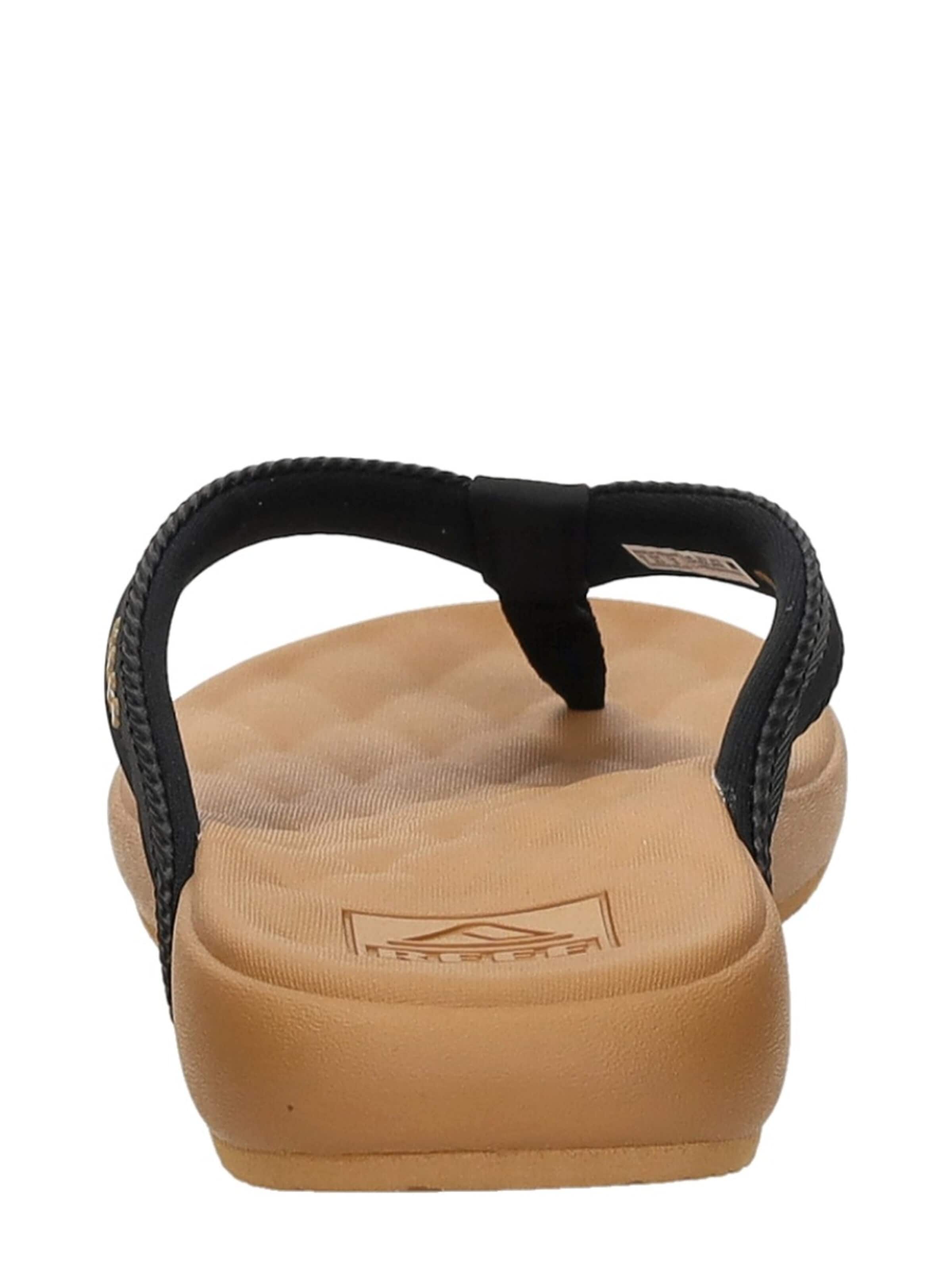 REEF Teenslipper 'Cushion Melody' in Zwart