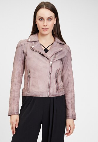 Gipsy Bikerjacke 'GWKandy' in Lila: predná strana