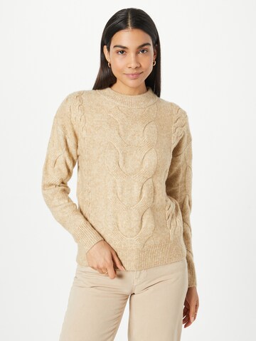 Maison 123 Sweater in Beige: front