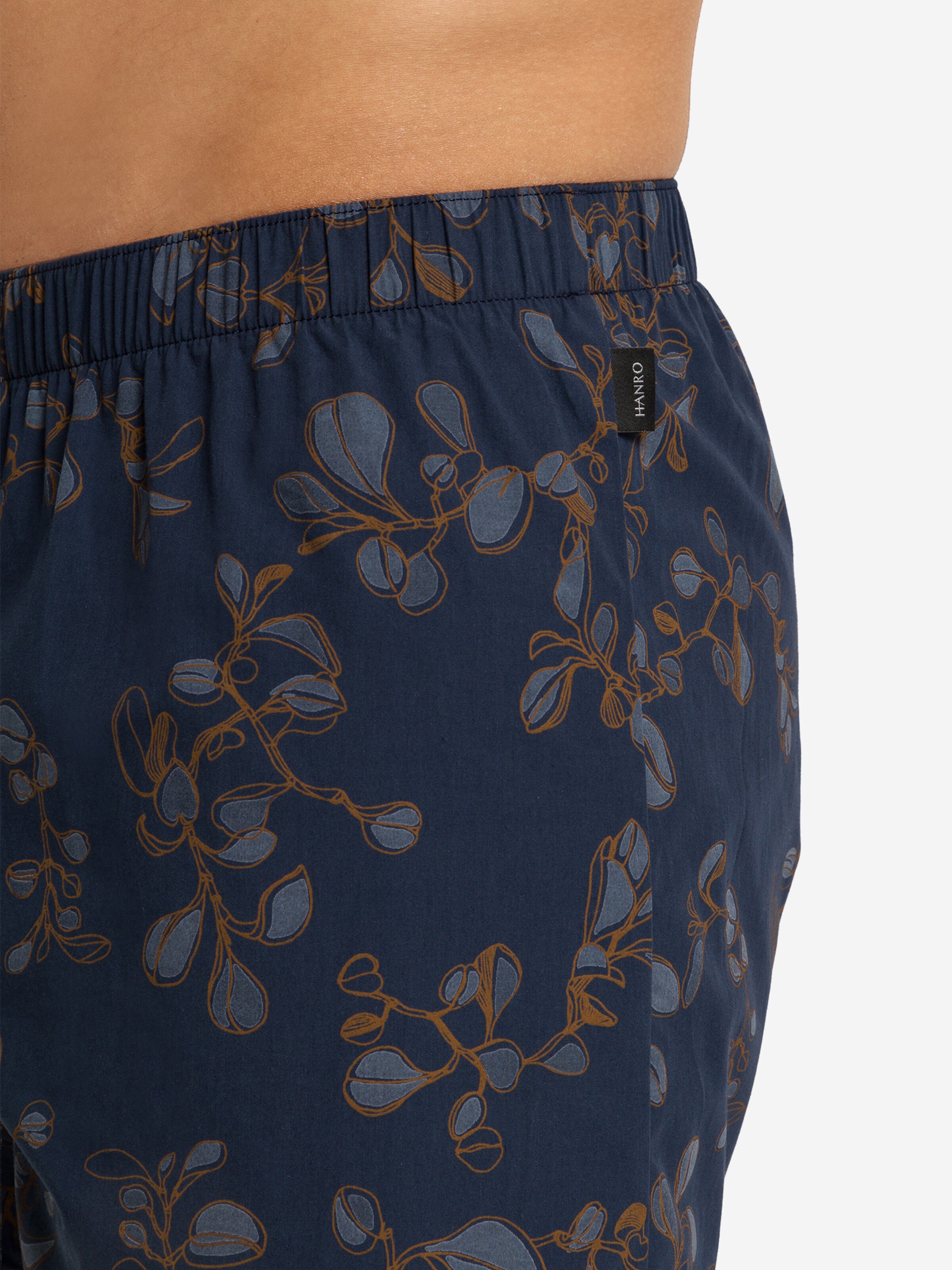 Hanro - Boxers ' Fancy Woven ' em azul