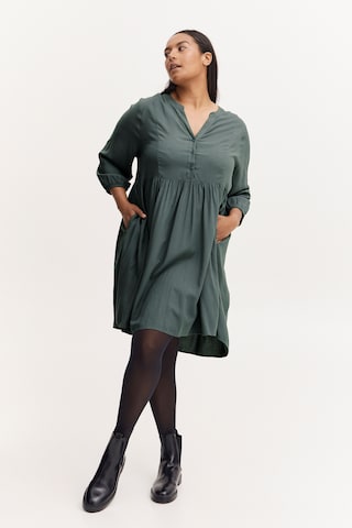 Fransa Dress 'SOFTY' in Green