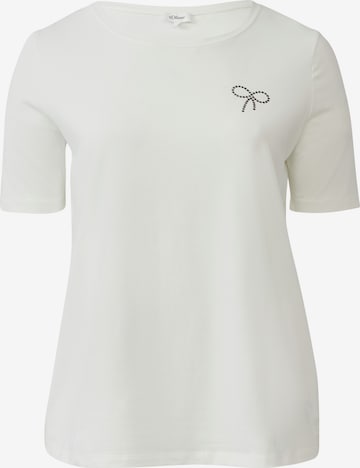 s.Oliver Red Label Plus Shirt in Beige: front