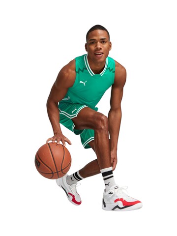 PUMA Regular Sports trousers 'Hoops Team Game' in Green
