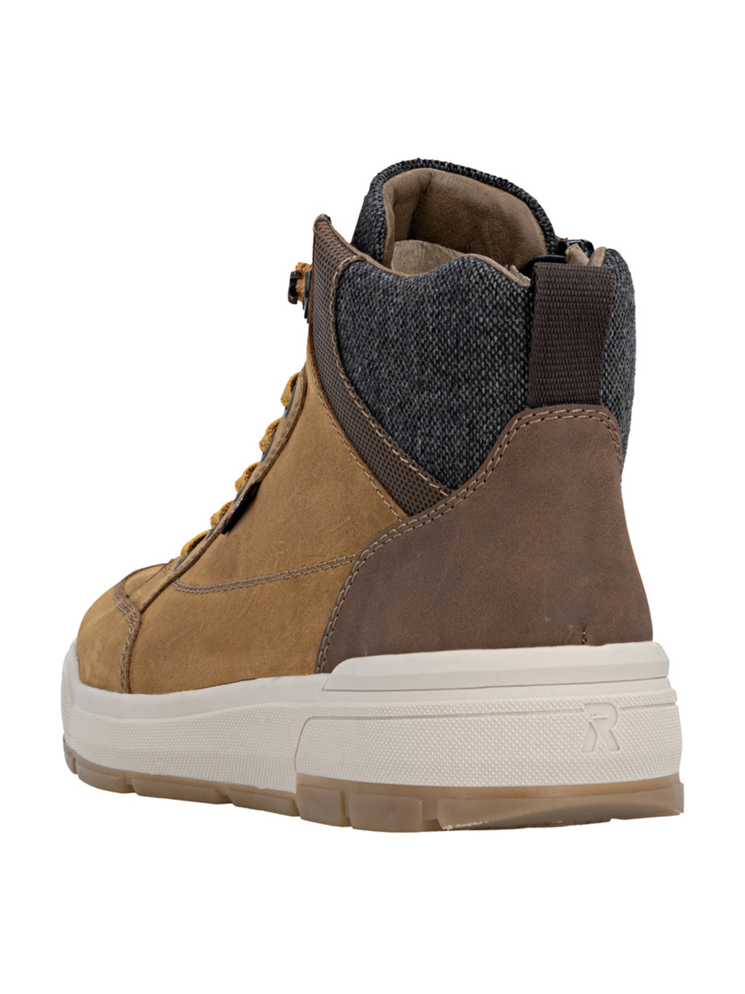 Rieker Lace-Up Boots in Yellow